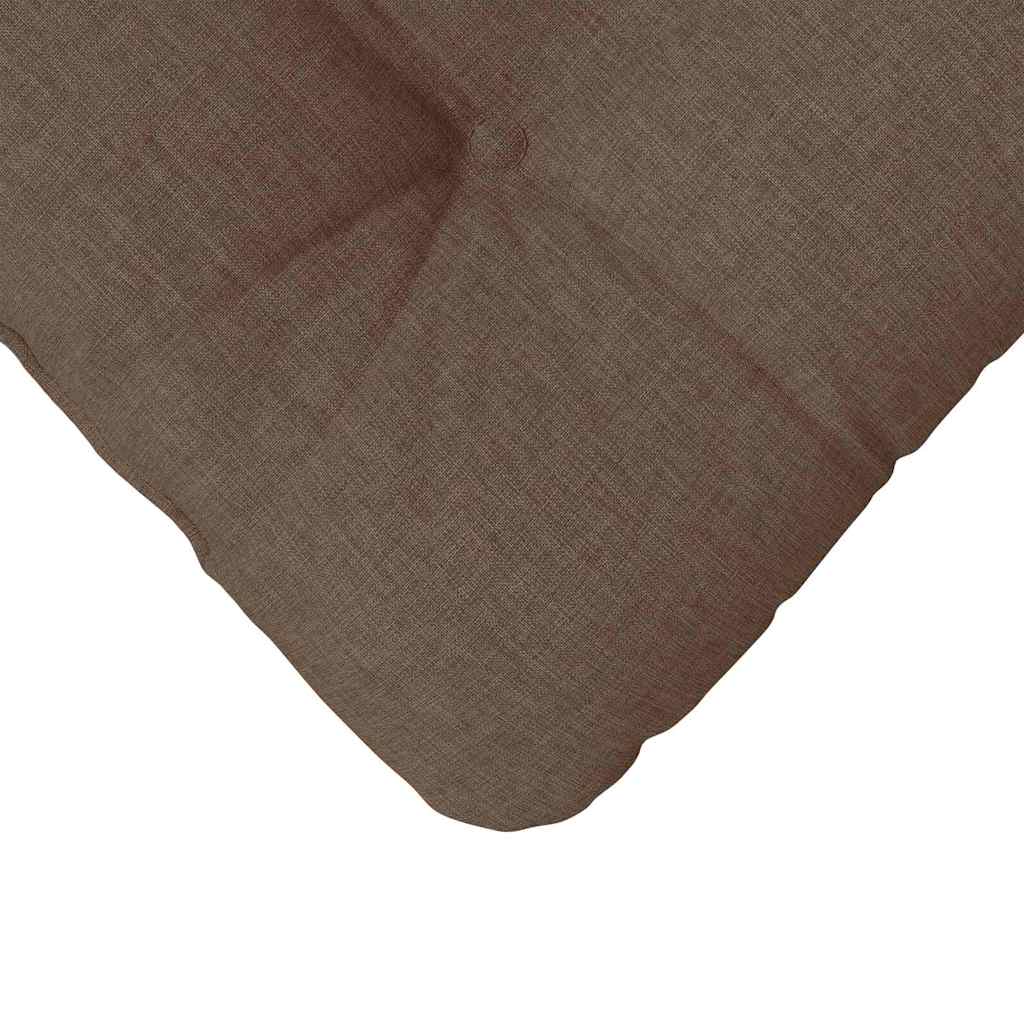 Ülőpárnák 4 pcs Szövet Barna 40 x 40 x 12 cm