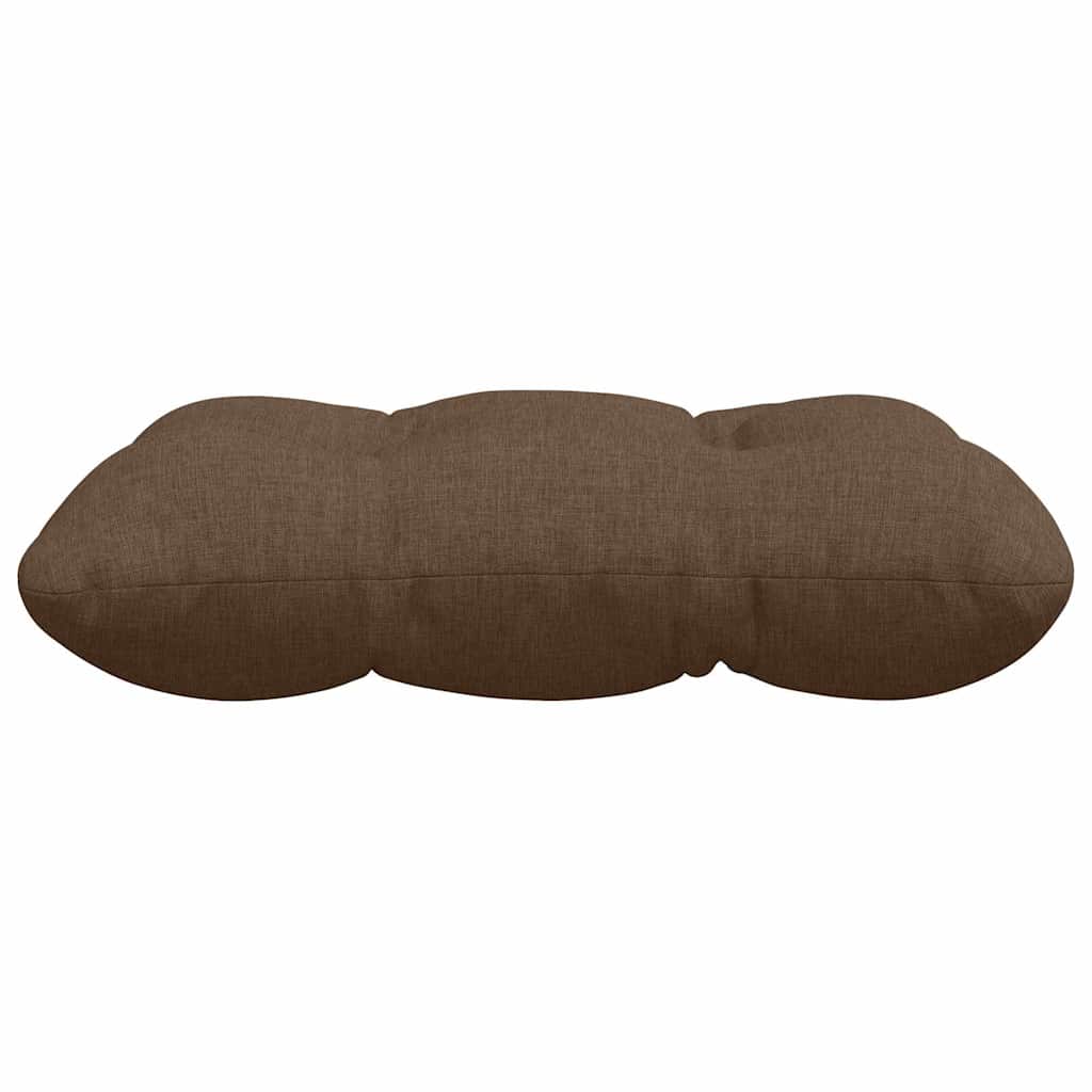 Ülőpárnák 4 pcs Szövet Barna 40 x 40 x 12 cm