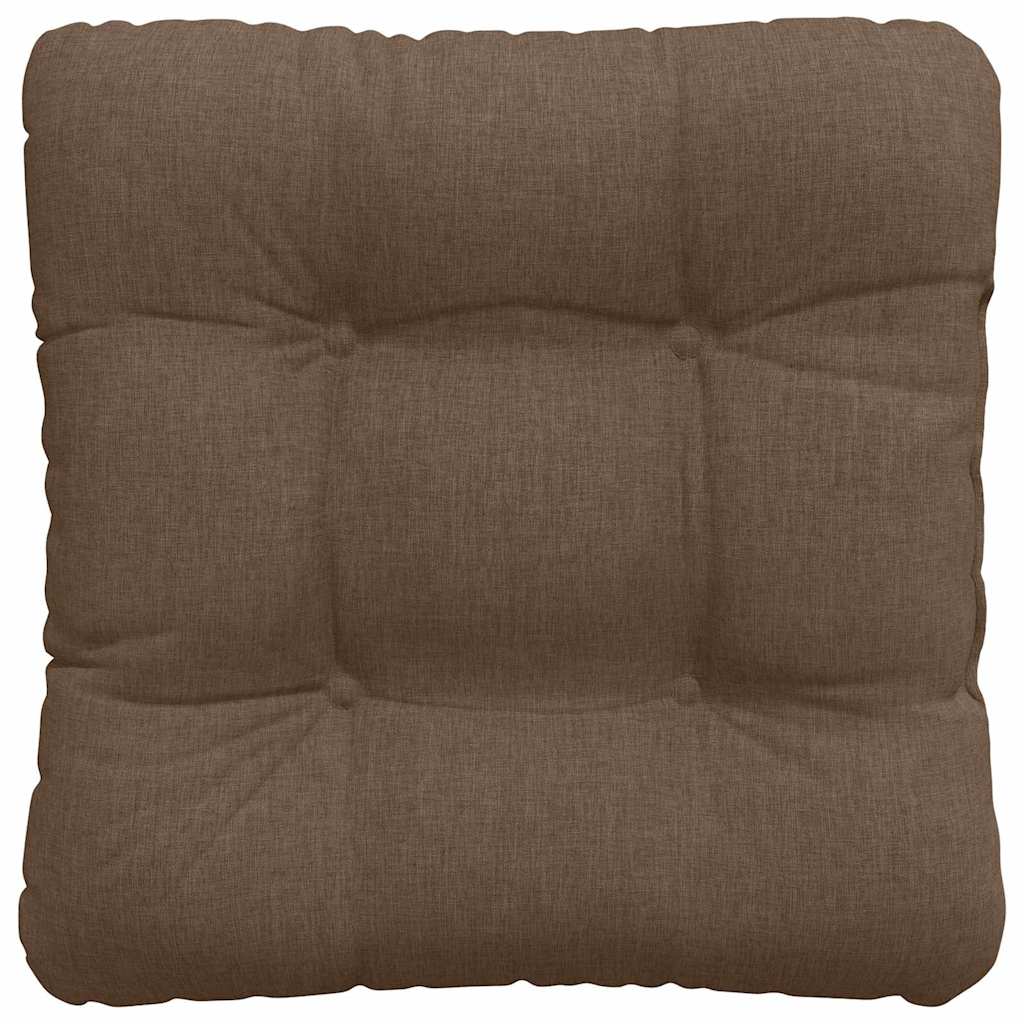 Ülőpárnák 4 pcs Szövet Barna 40 x 40 x 12 cm