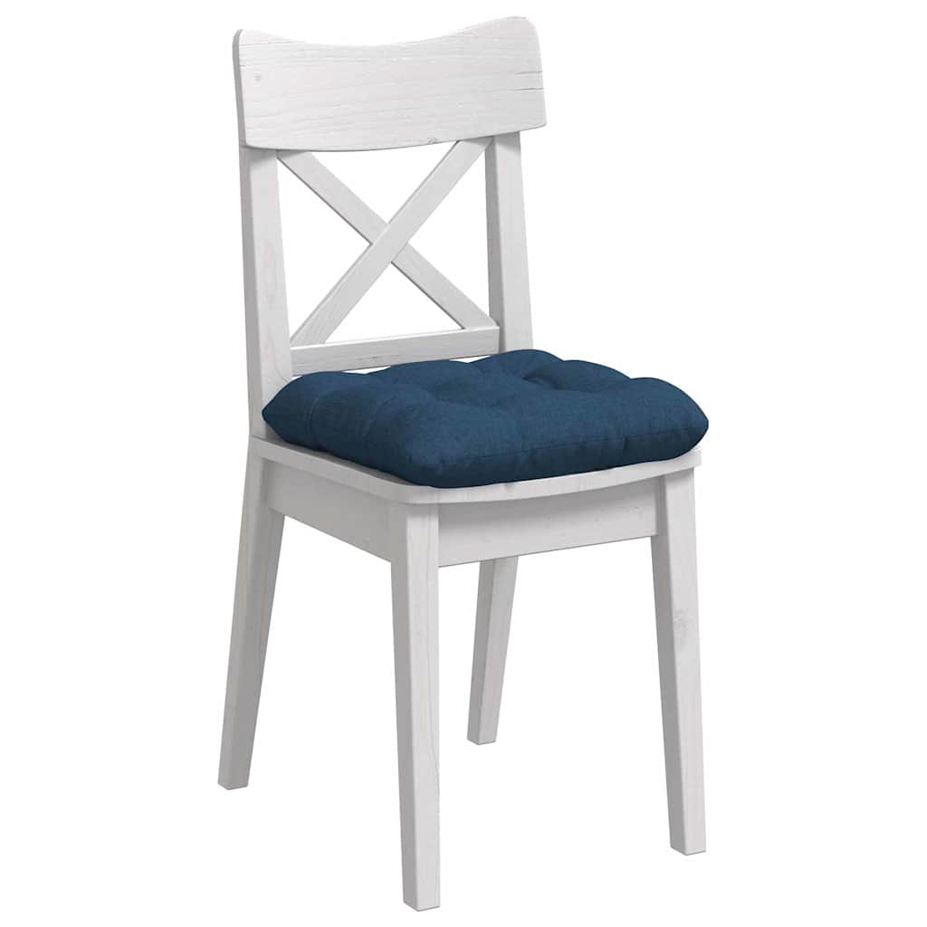 Ülőpárnák 4 pcs Szövet Kék 40 x 40 x 12 cm