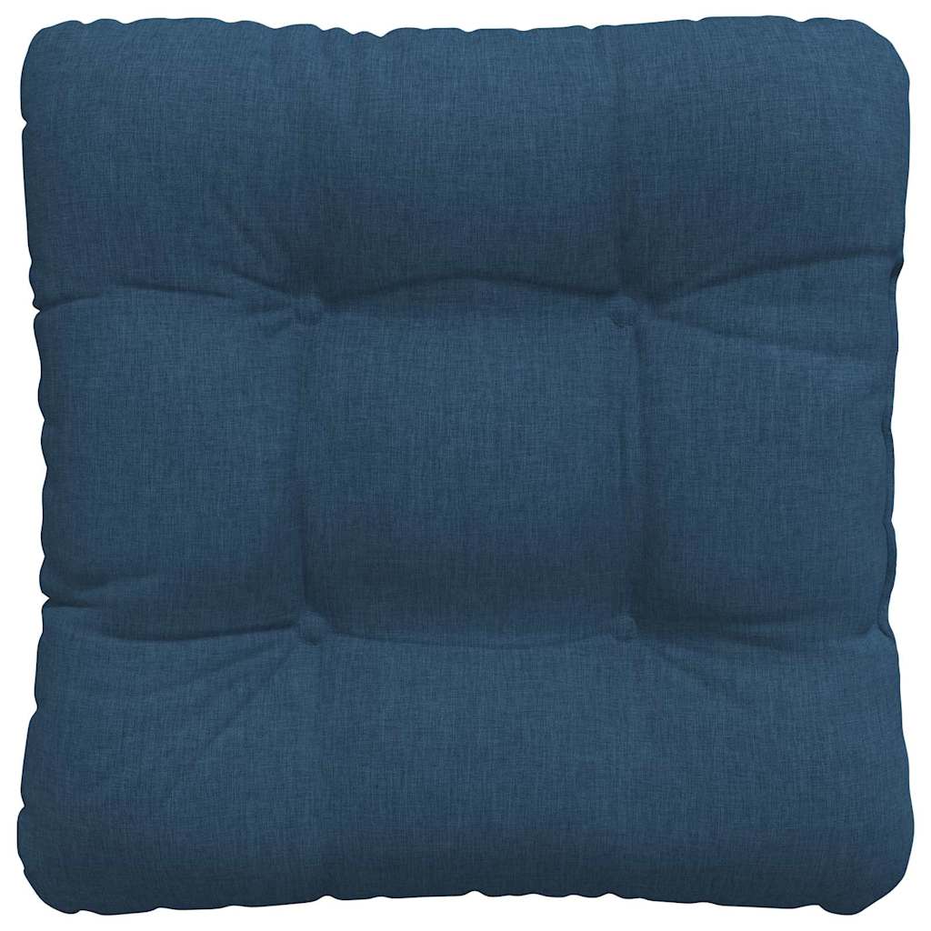 Ülőpárnák 4 pcs Szövet Kék 40 x 40 x 12 cm