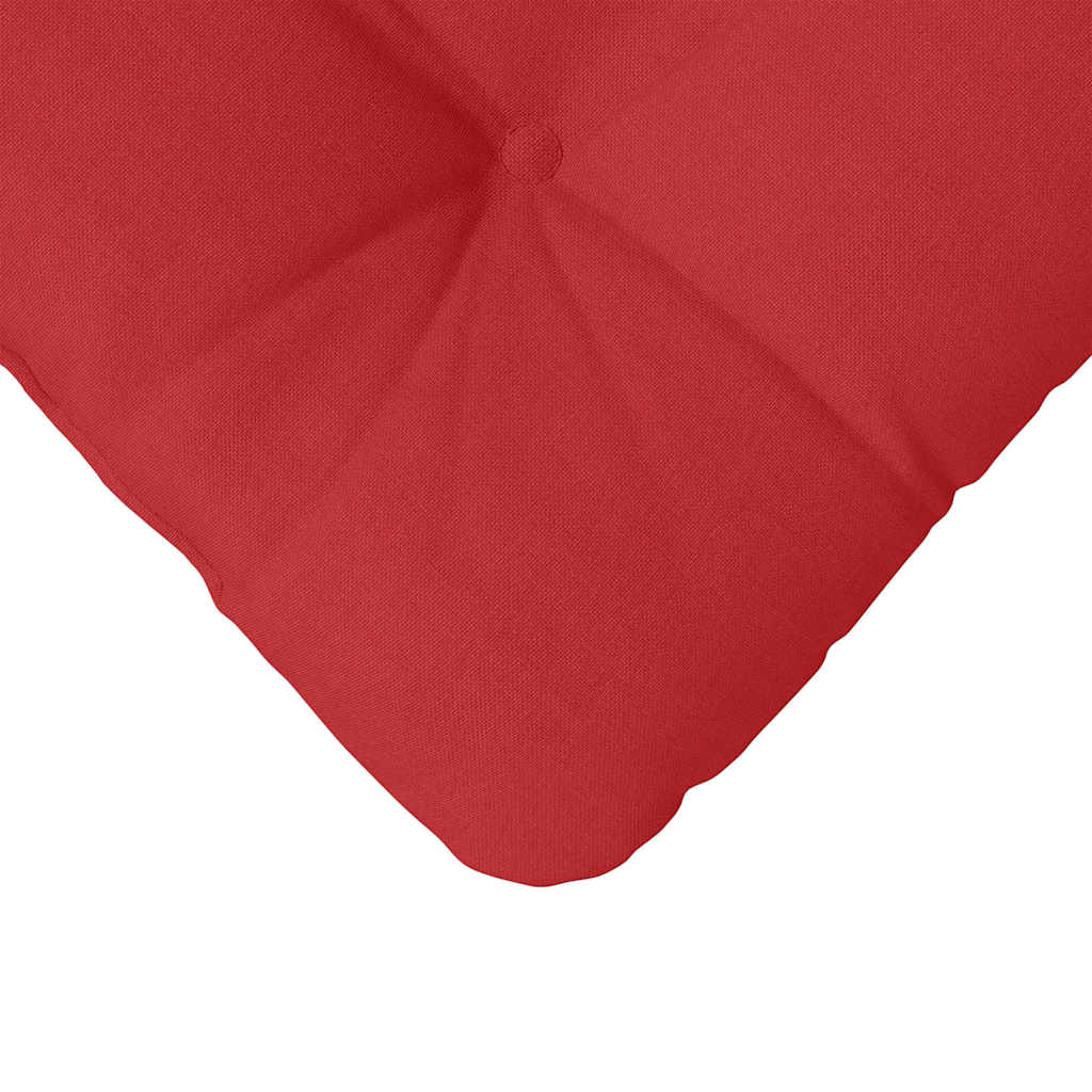 Ülőpárnák 4 pcs Szövet Piros 40 x 40 x 12 cm
