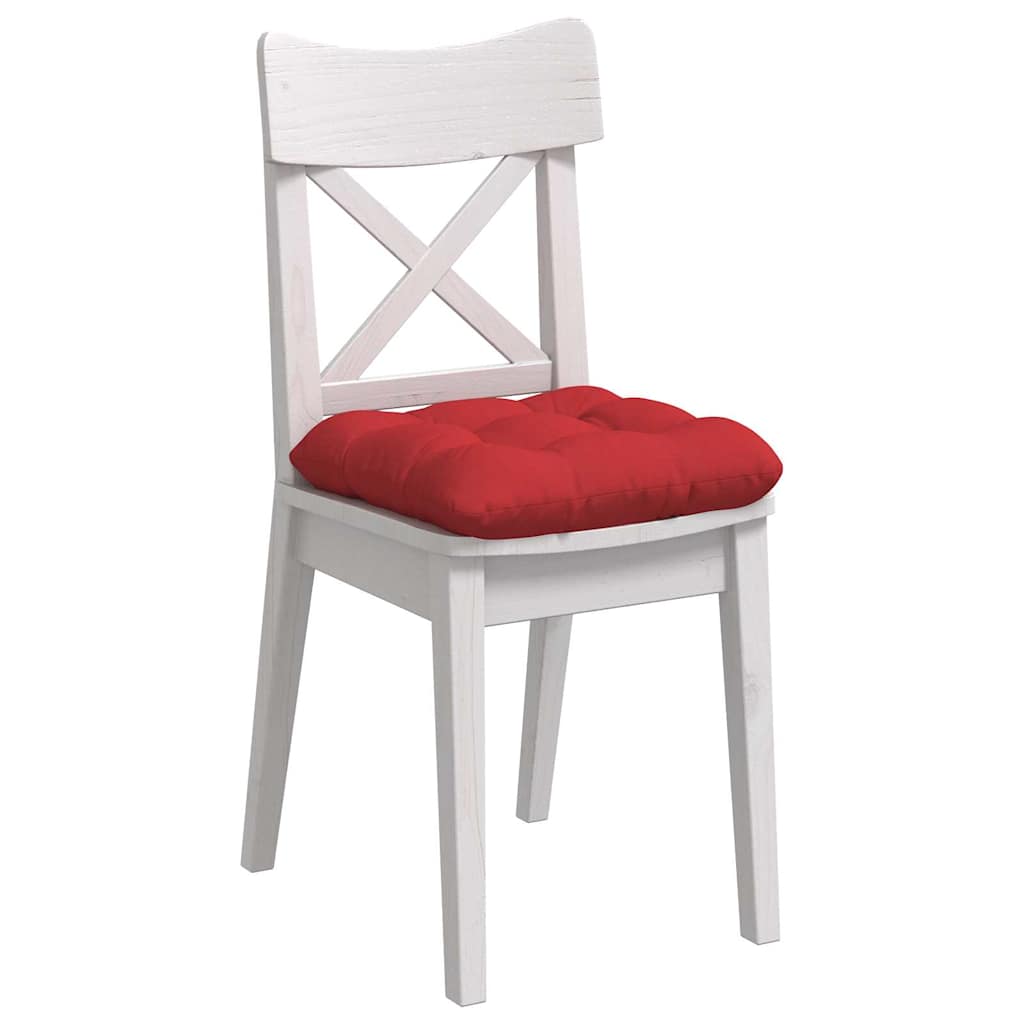 Ülőpárnák 4 pcs Szövet Piros 40 x 40 x 12 cm