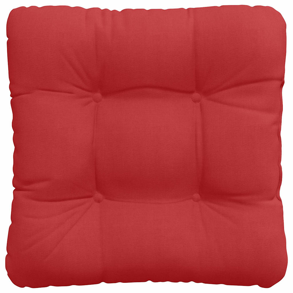 Ülőpárnák 4 pcs Szövet Piros 40 x 40 x 12 cm