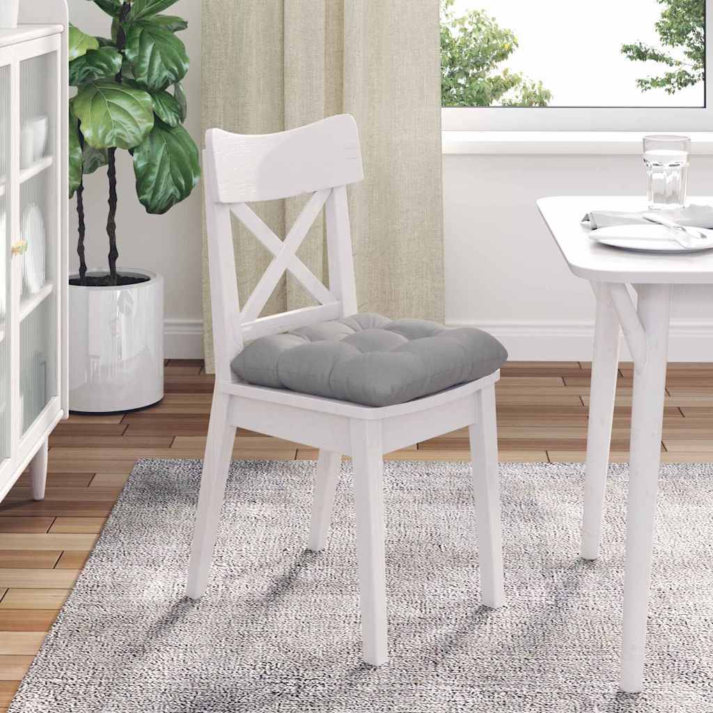 Ülőpárnák 4 pcs Szövet Felhőszürke 40 x 40 x 12 cm