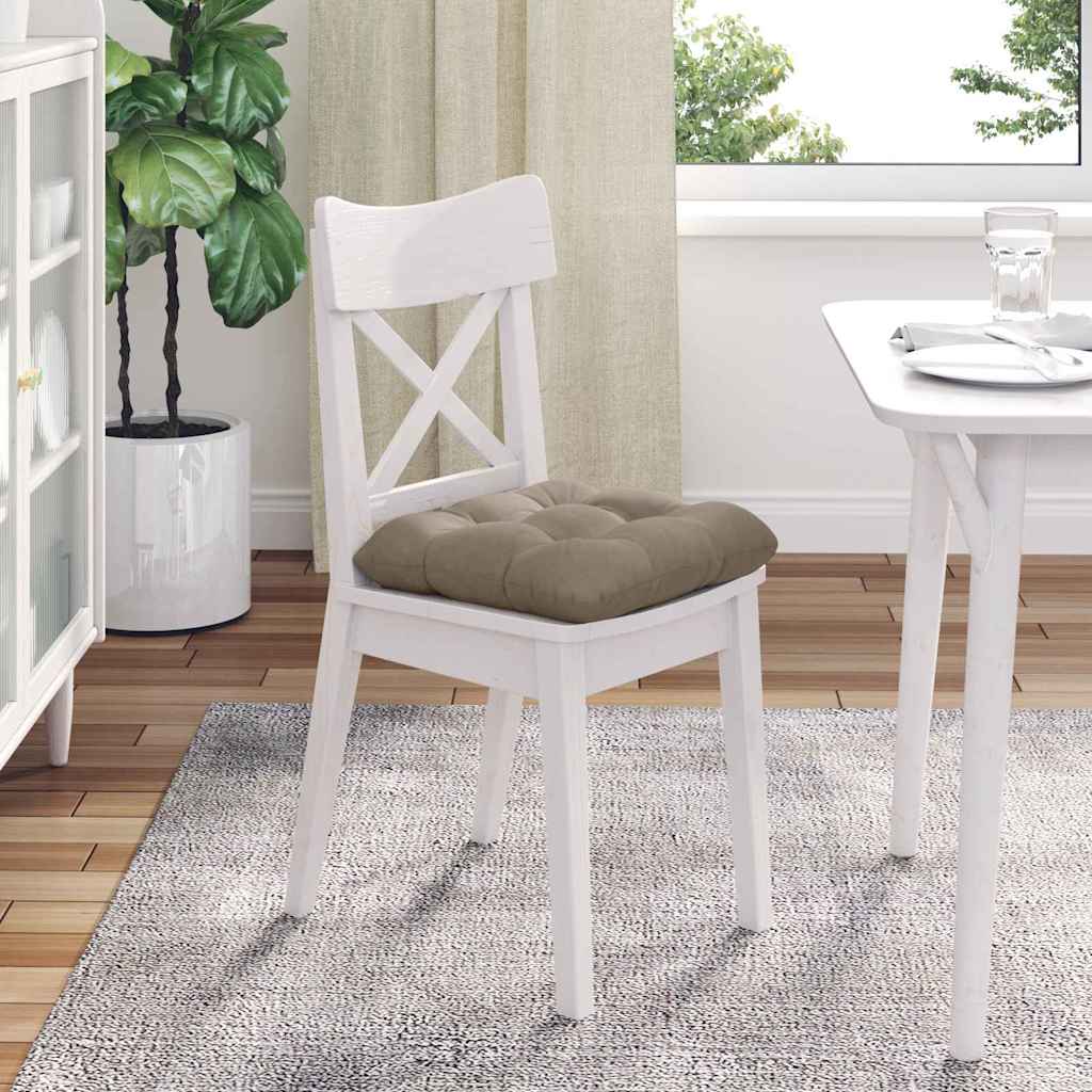 Ülőpárnák 4 pcs Mikroszálas Szövet Tópszínű 40 x 40 cm