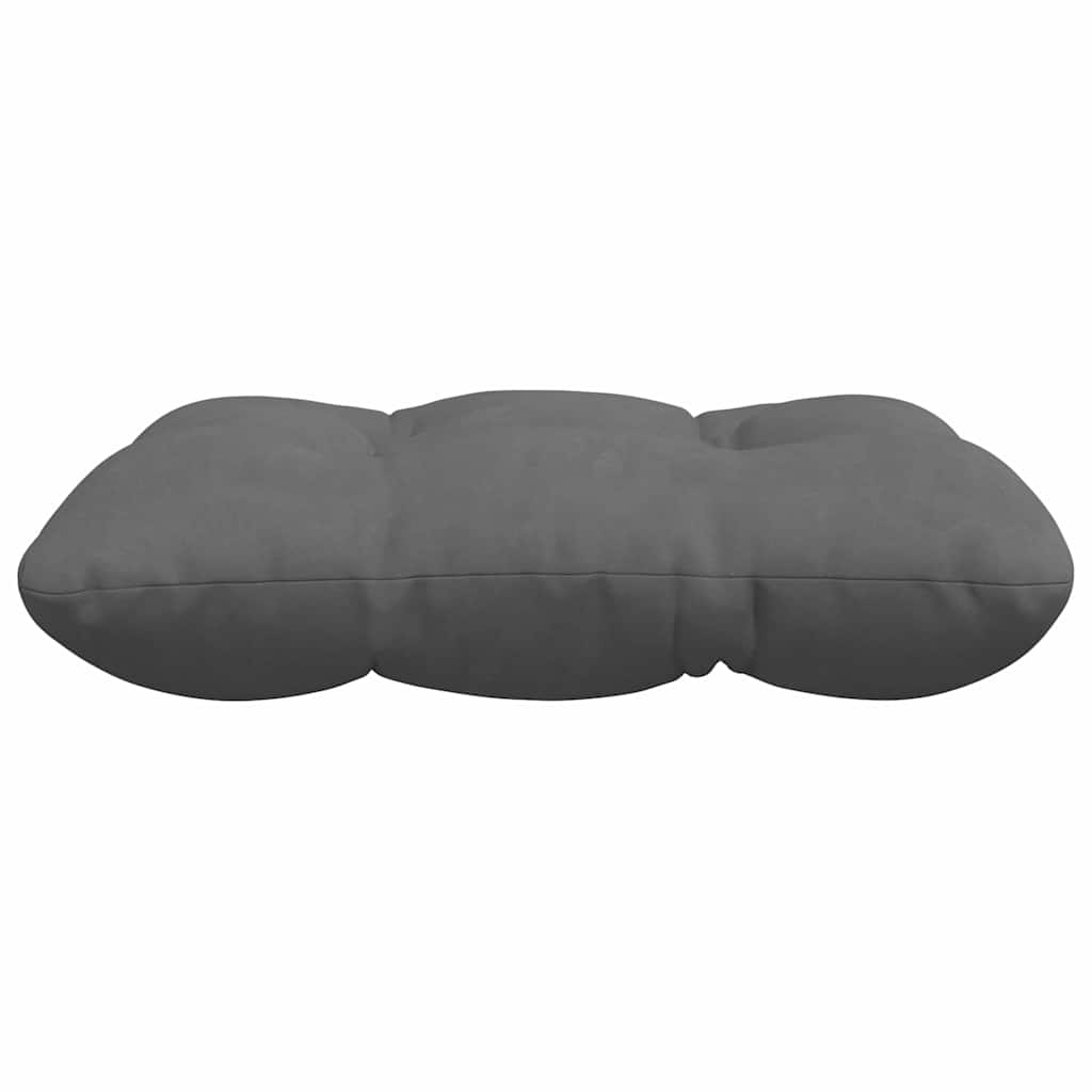 Ülőpárnák 4 pcs Mikroszálas Szövet Sötétszürke 40 x 40 cm