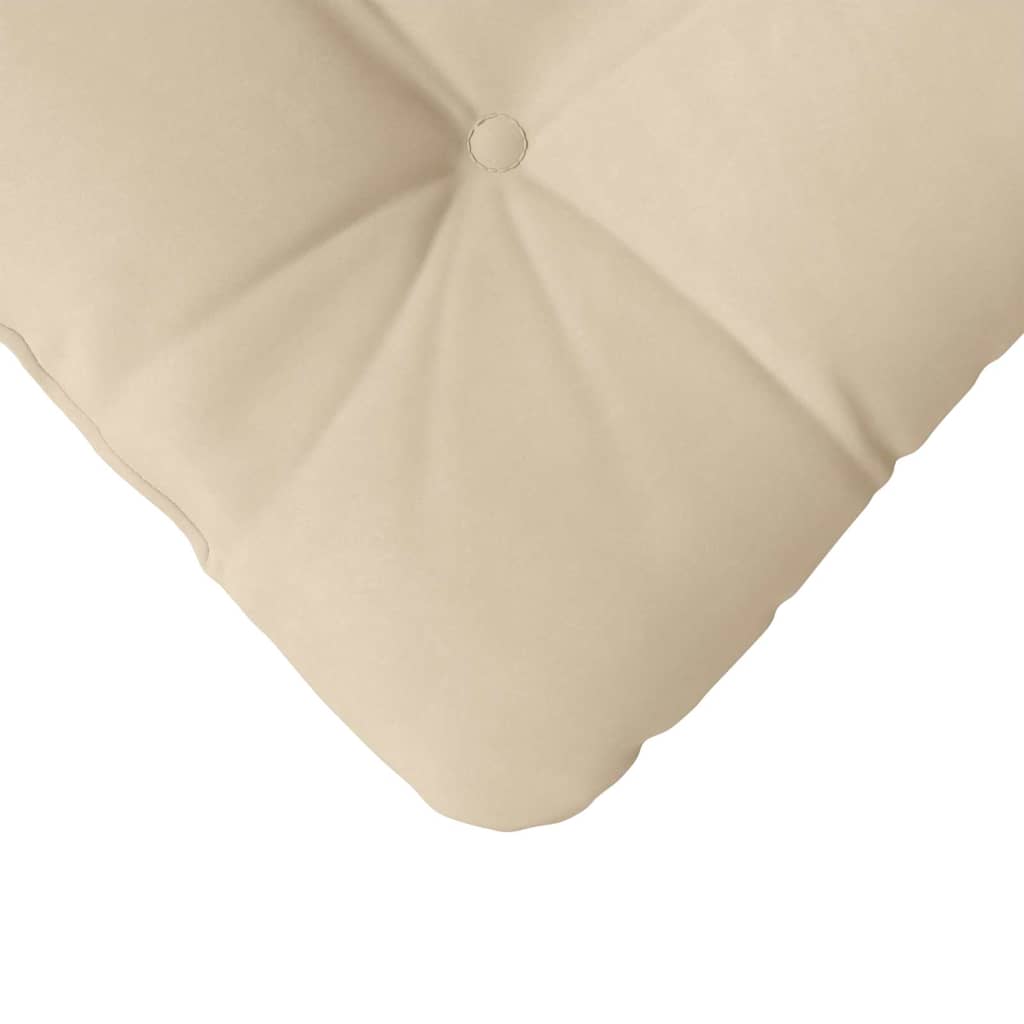 Ülőpárnák 4 pcs Mikroszálas Szövet Krémszínű 40 x 40 cm