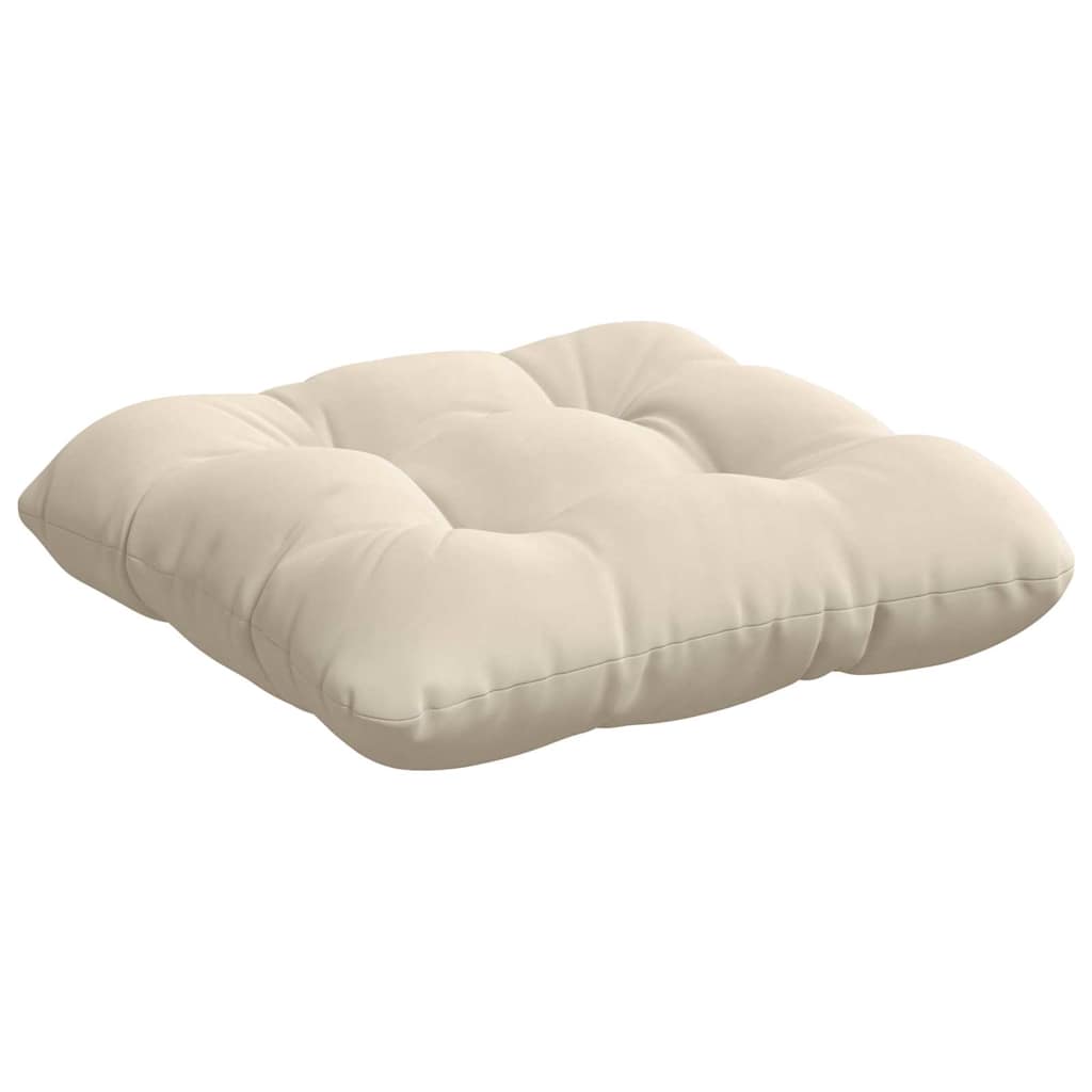 Ülőpárnák 4 pcs Mikroszálas Szövet Bézs 40 x 40 cm