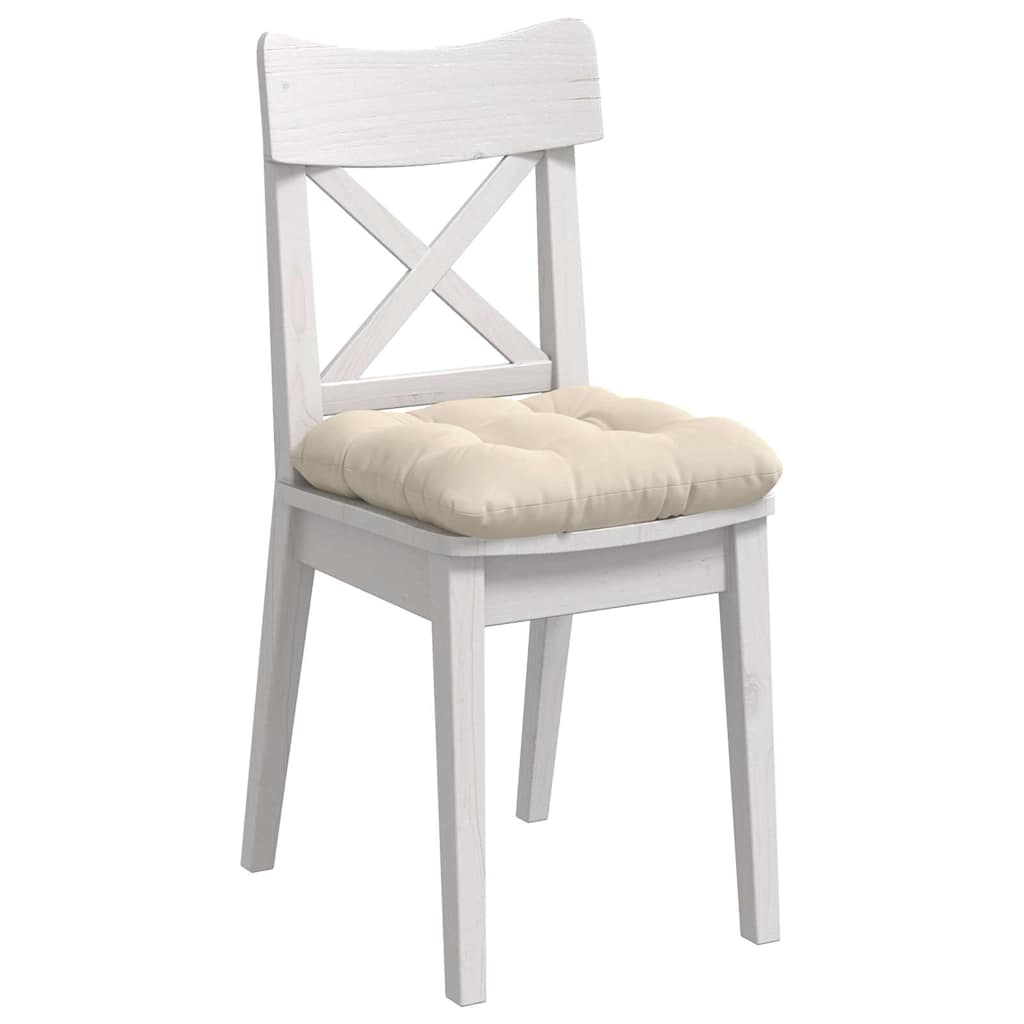 Ülőpárnák 4 pcs Mikroszálas Szövet Bézs 40 x 40 cm
