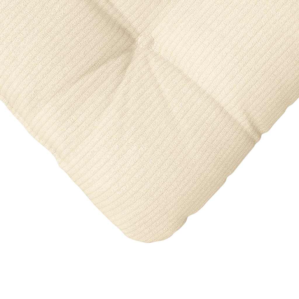 Ülőpárnák 4 pcs Bársonyos szövet Krémszínű 40 x 40 cm