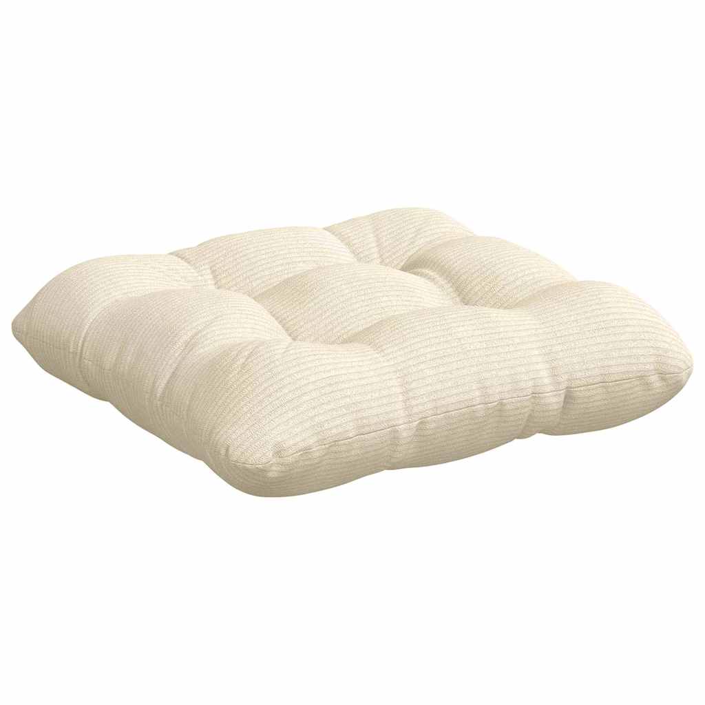 Ülőpárnák 4 pcs Bársonyos szövet Krémszínű 40 x 40 cm