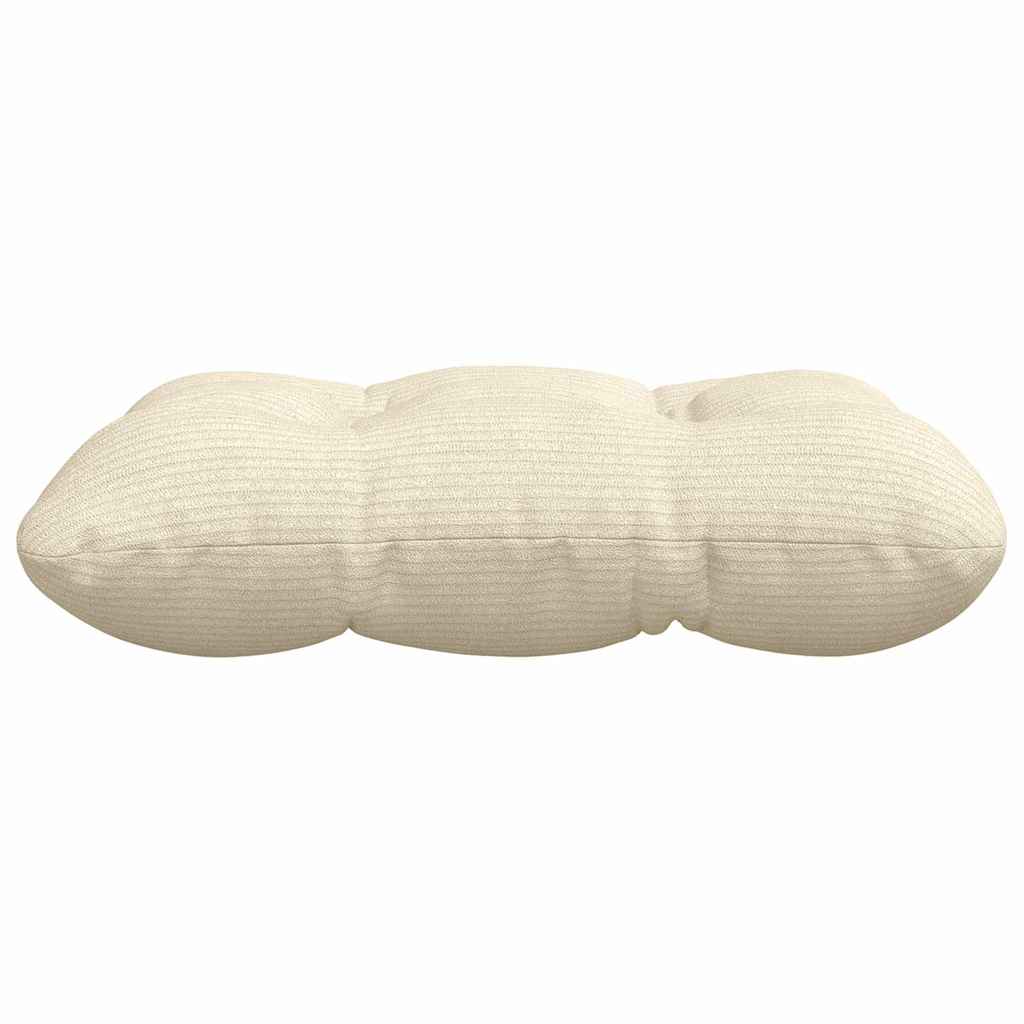 Ülőpárnák 4 pcs Bársonyos szövet Krémszínű 40 x 40 cm