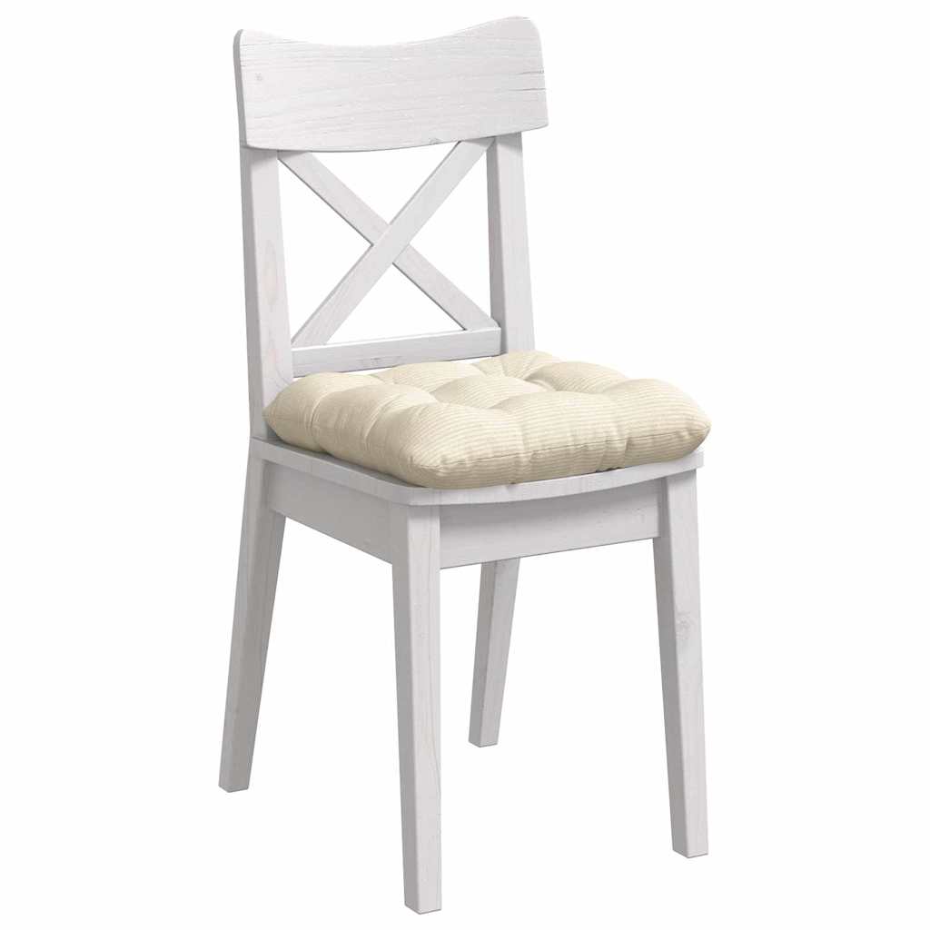 Ülőpárnák 4 pcs Bársonyos szövet Krémszínű 40 x 40 cm
