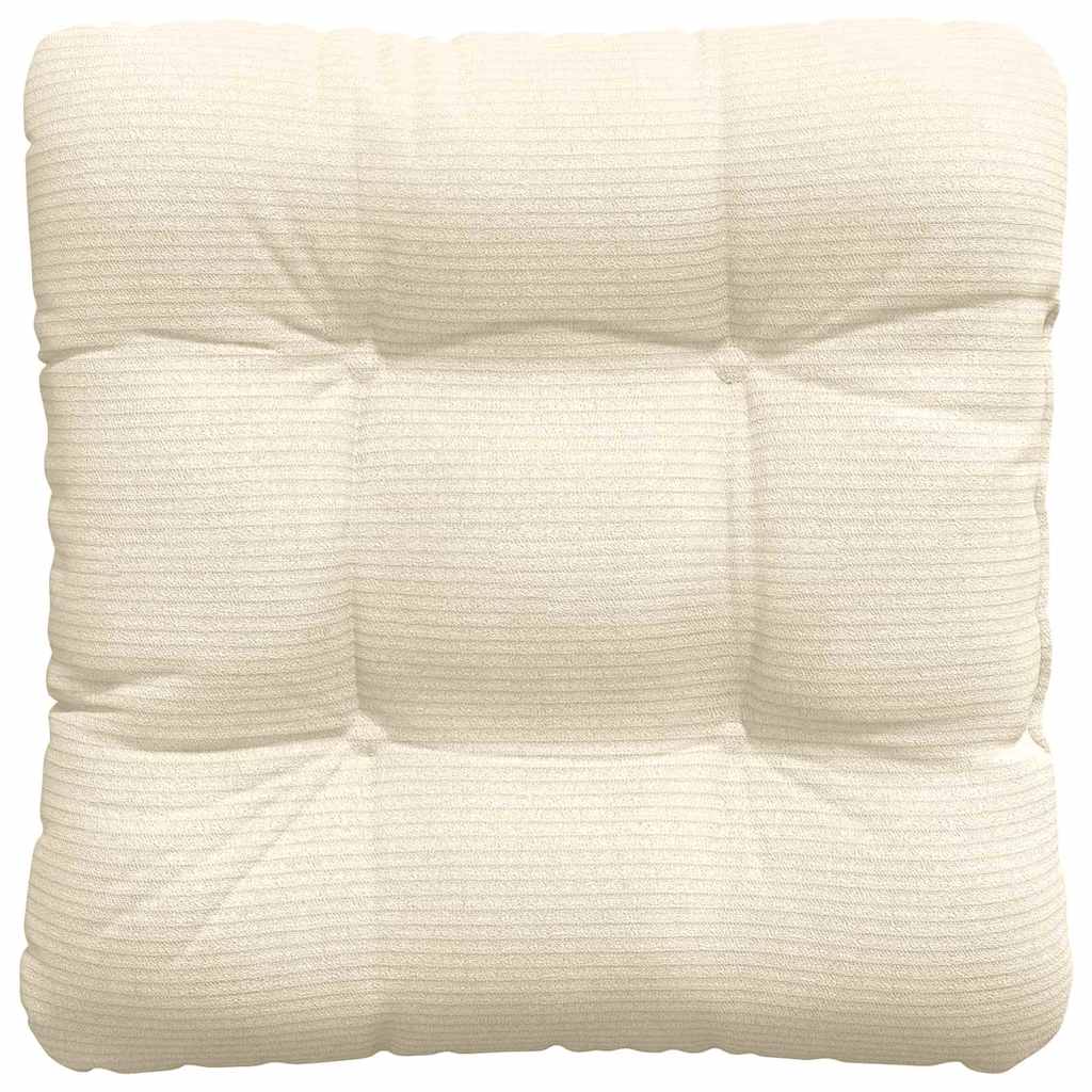 Ülőpárnák 4 pcs Bársonyos szövet Krémszínű 40 x 40 cm