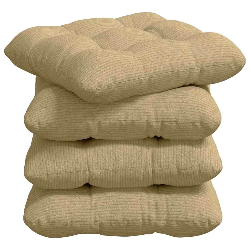 Ülőpárnák 4 pcs Bársonyos szövet Szürke zöld 40 x 40 cm