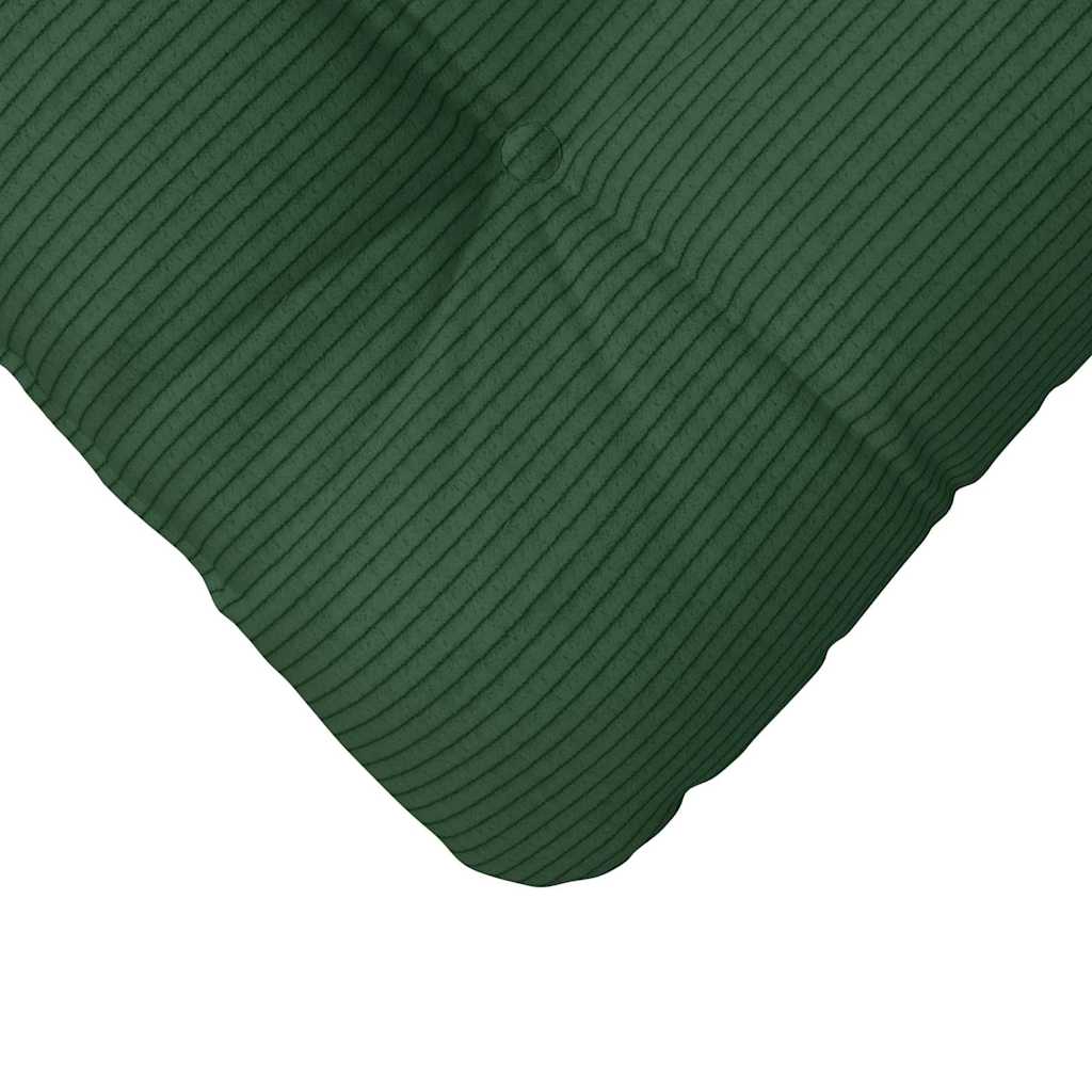 Ülőpárnák 4 pcs Bársonyos szövet Sötétzöld 40 x 40 cm