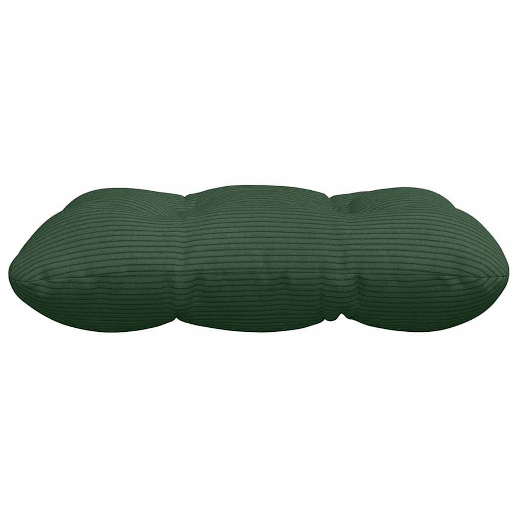 Ülőpárnák 4 pcs Bársonyos szövet Sötétzöld 40 x 40 cm