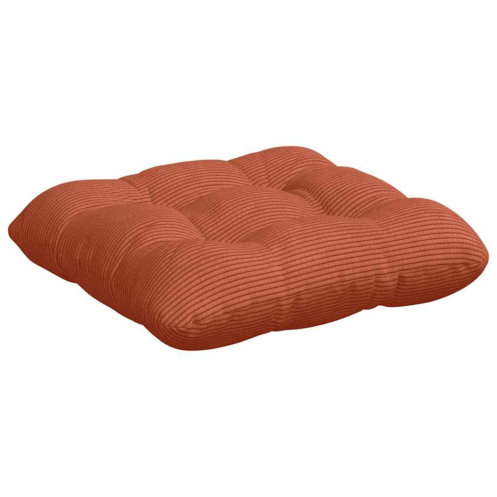Ülőpárnák 4 pcs Bársonyos szövet Piros Narancs 40 x 40 cm