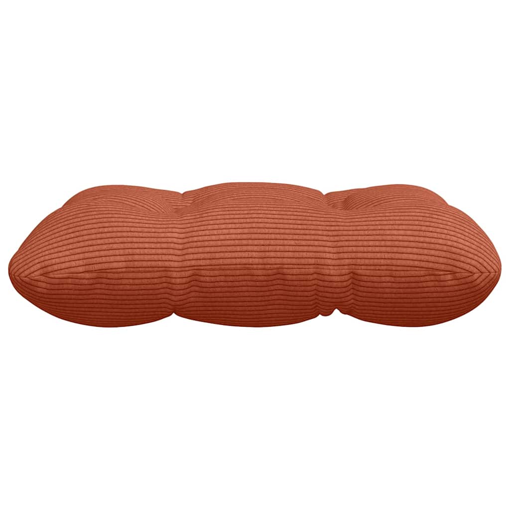 Ülőpárnák 4 pcs Bársonyos szövet Piros Narancs 40 x 40 cm