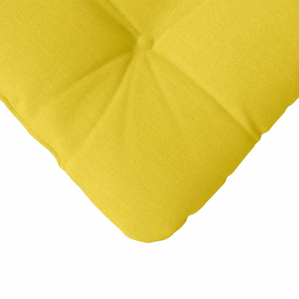 Ülőpárnák 4 pcs Szövet Világos sárga 45 x 45 x 12 cm