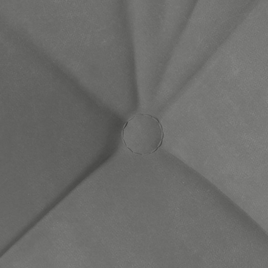 Ülőpárnák 4 pcs Mikroszálas Szövet Sötétszürke 45 x 45 cm