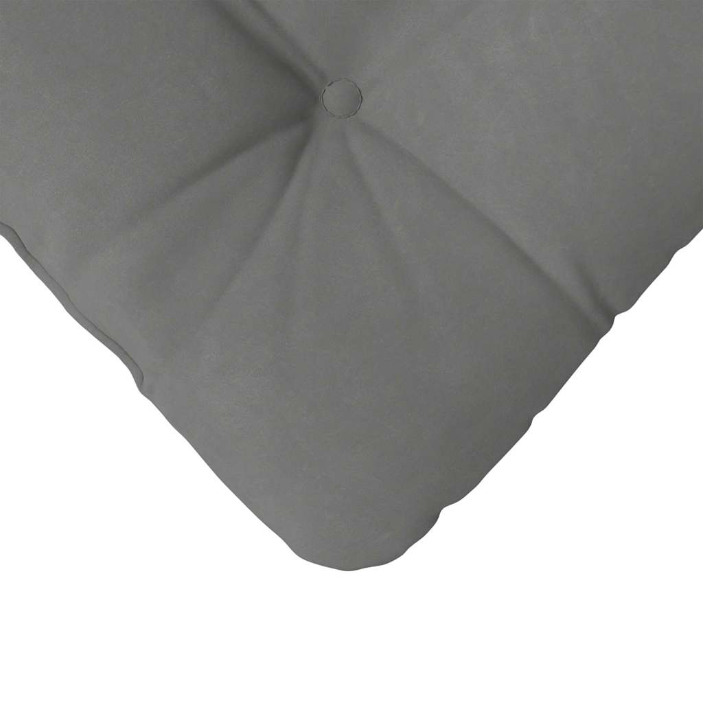 Ülőpárnák 4 pcs Mikroszálas Szövet Sötétszürke 45 x 45 cm