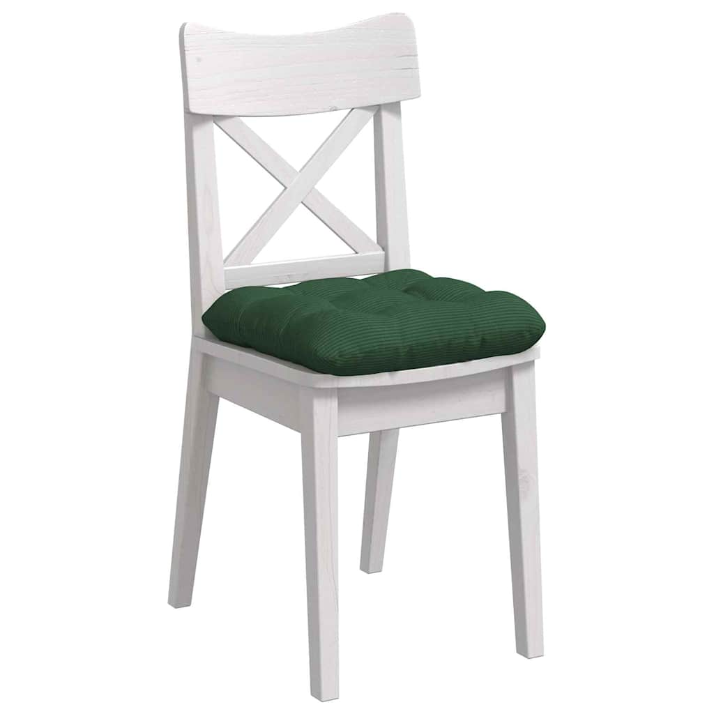 Ülőpárnák 4 pcs Bársonyos szövet Sötétzöld 45 x 45 cm