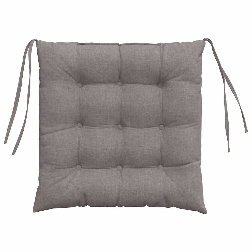 Ülőpárnák 4 pcs Szövet Tópszínű 40 x 40 x 6 cm