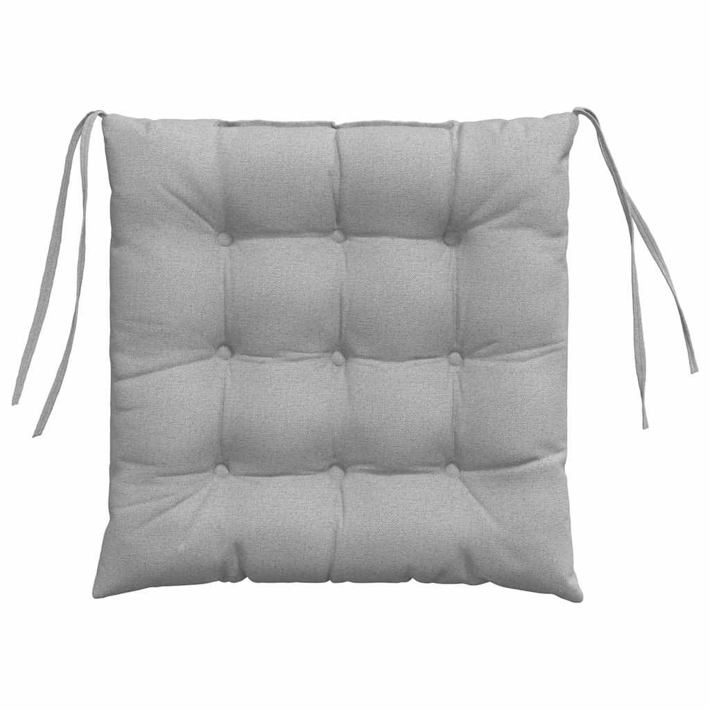 Ülőpárnák 4 pcs Szövet Felhőszürke 40 x 40 x 6 cm