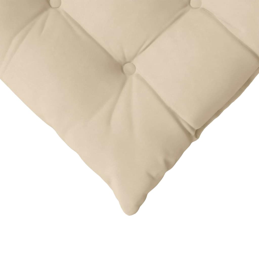 Ülőpárnák 4 pcs Mikroszálas Krémszínű 40 x 40 x 6 cm