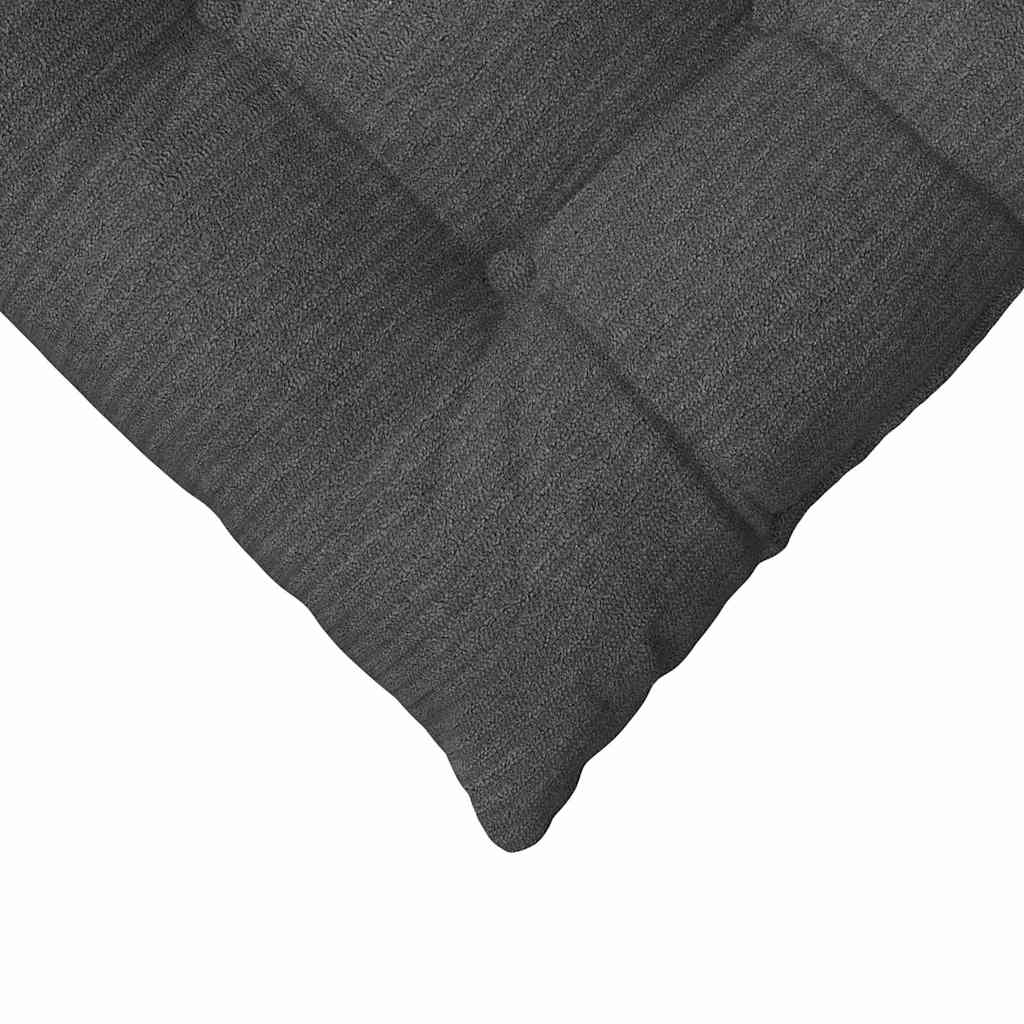 Ülőpárnák 4 pcs Bársonyos szövet Sötétszürke 40 x 40 x 6 cm
