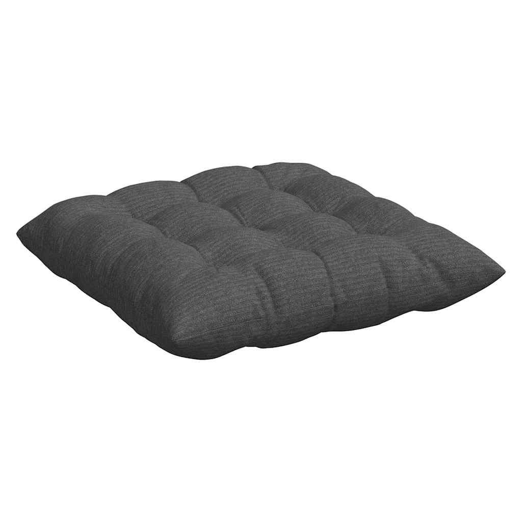 Ülőpárnák 4 pcs Bársonyos szövet Sötétszürke 40 x 40 x 6 cm