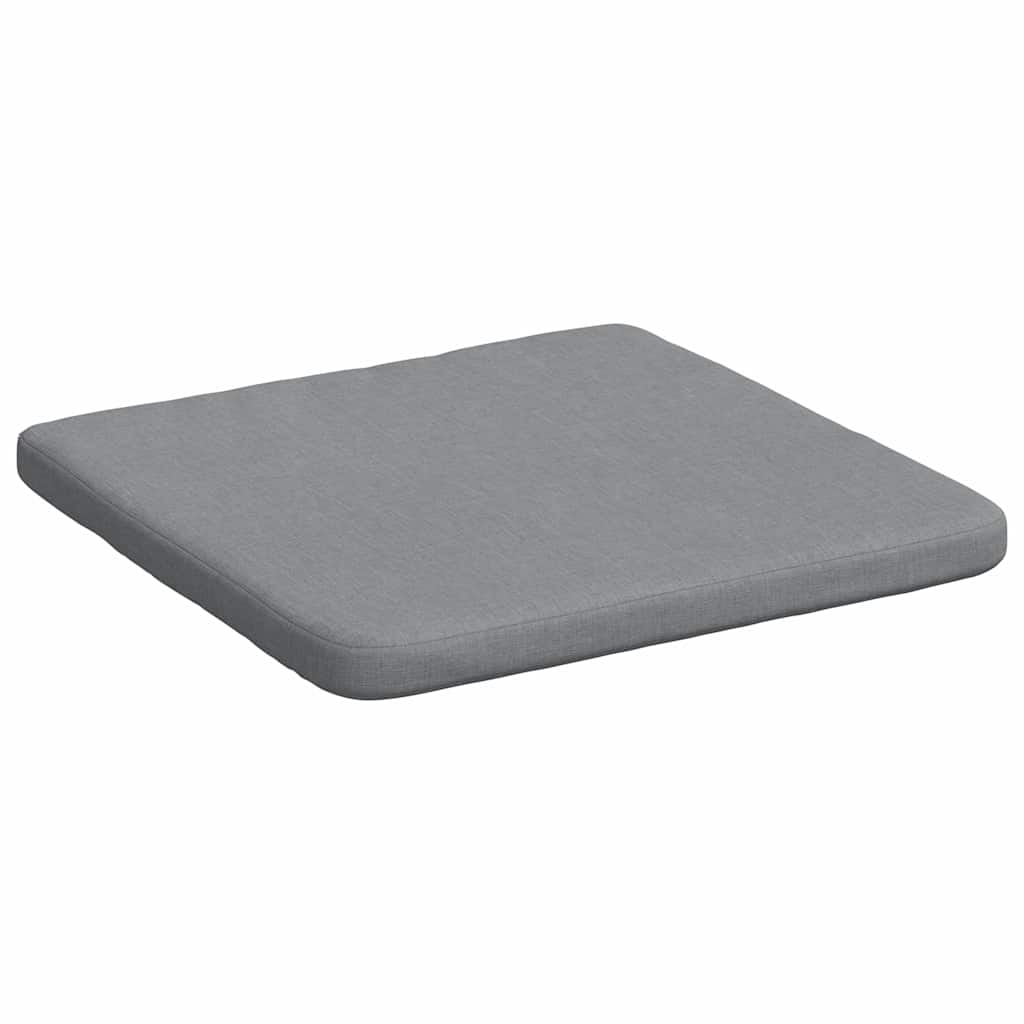Ülőpárnák 4 pcs Világosszürke 40 x 40 x 3 cm szövet
