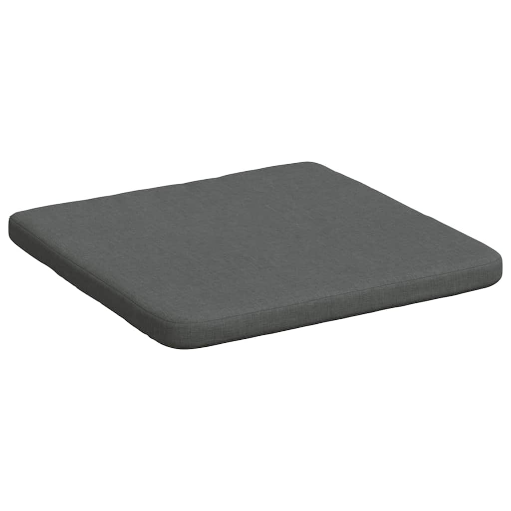 Ülőpárnák 4 pcs Sötétszürke 40 x 40 x 3 cm szövet