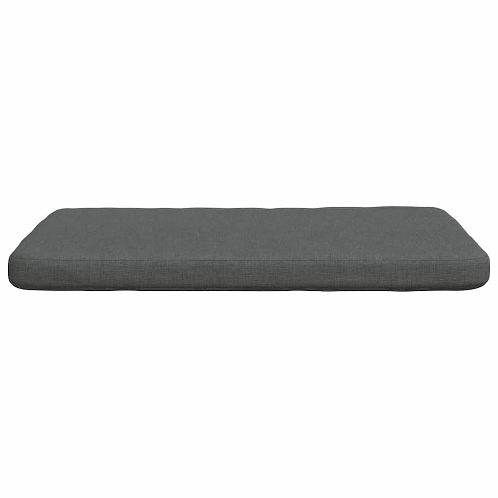 Ülőpárnák 4 pcs Sötétszürke 40 x 40 x 3 cm szövet