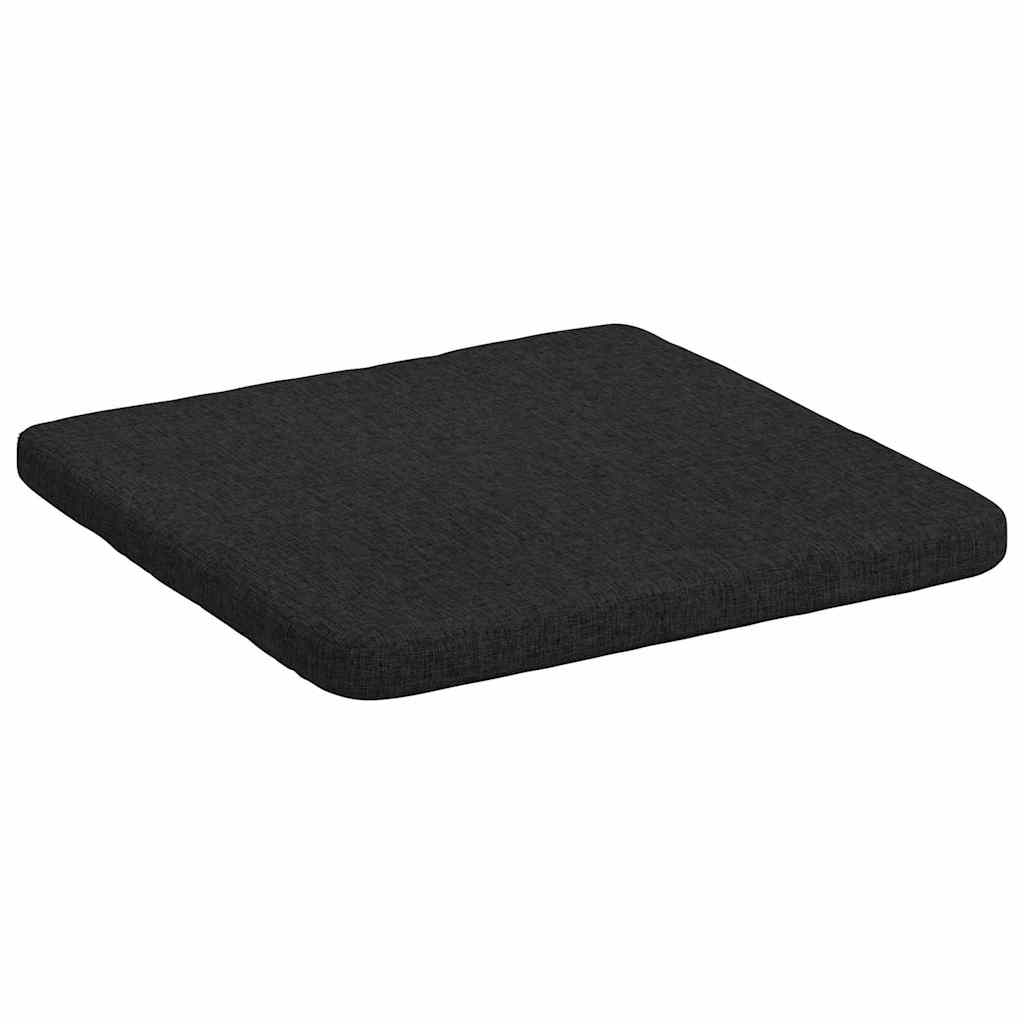 Ülőpárnák 4 pcs Fekete 40 x 40 x 3 cm szövet