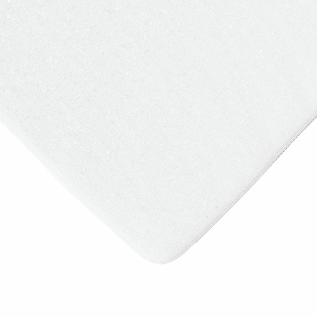 Ülőpárnák 4 pcs Fehér 40 x 40 x 3 cm szövet