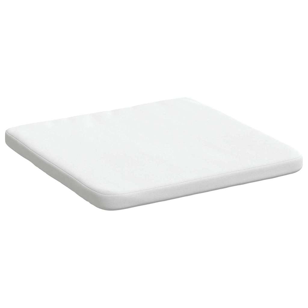 Ülőpárnák 4 pcs Fehér 40 x 40 x 3 cm szövet