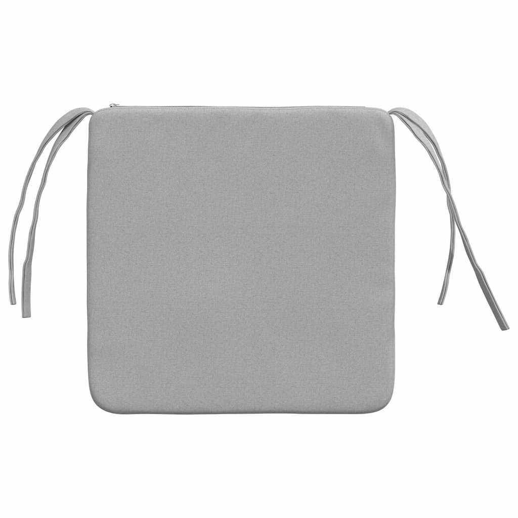 Ülőpárnák 4 pcs Felhőszürke 40 x 40 x 3 cm szövet