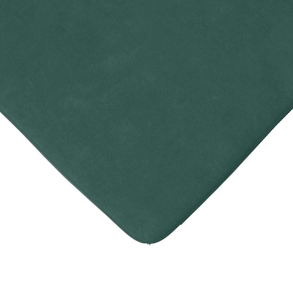 Ülőpárnák 4 pcs Sötétzöld 40 x 40 x 3 cm Bársony