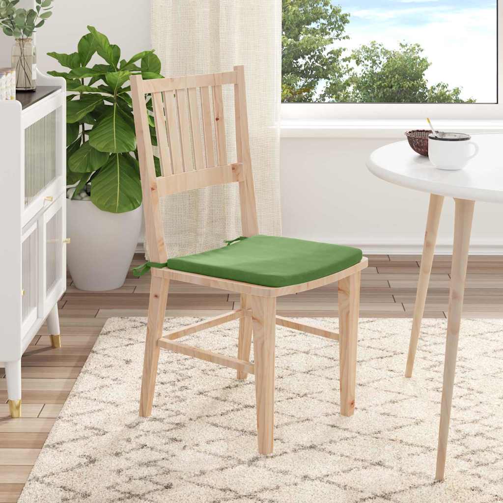 Ülőpárnák 4 pcs Világos zöld 40 x 40 x 3 cm Bársony