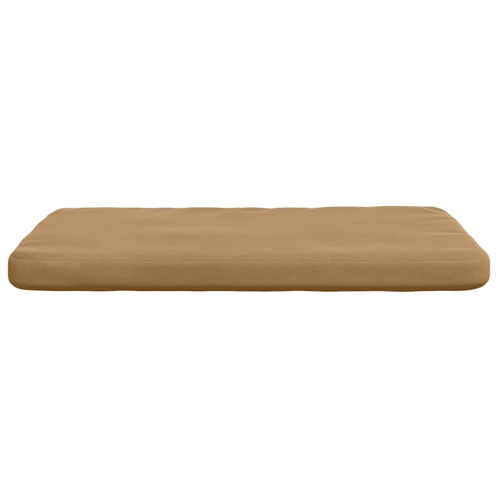 Ülőpárnák 4 pcs Barna 40 x 40 x 3 cm Bársony