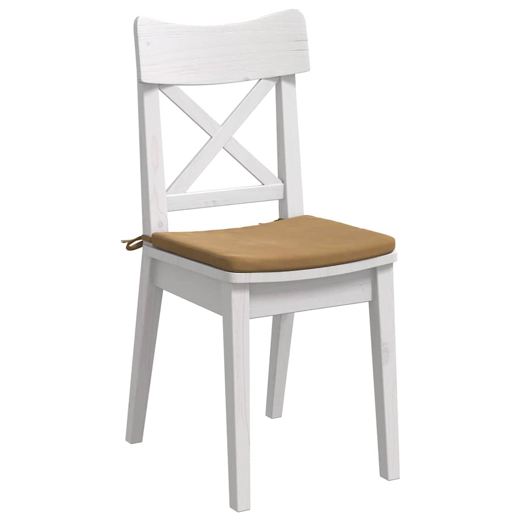Ülőpárnák 4 pcs Barna 40 x 40 x 3 cm Bársony