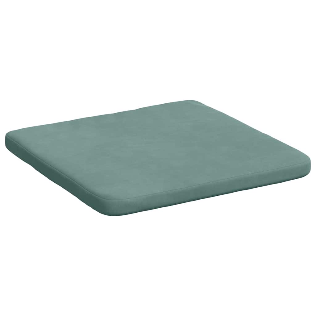 Ülőpárnák 4 pcs Tengeri Zöld 40 x 40 x 3 cm Bársony