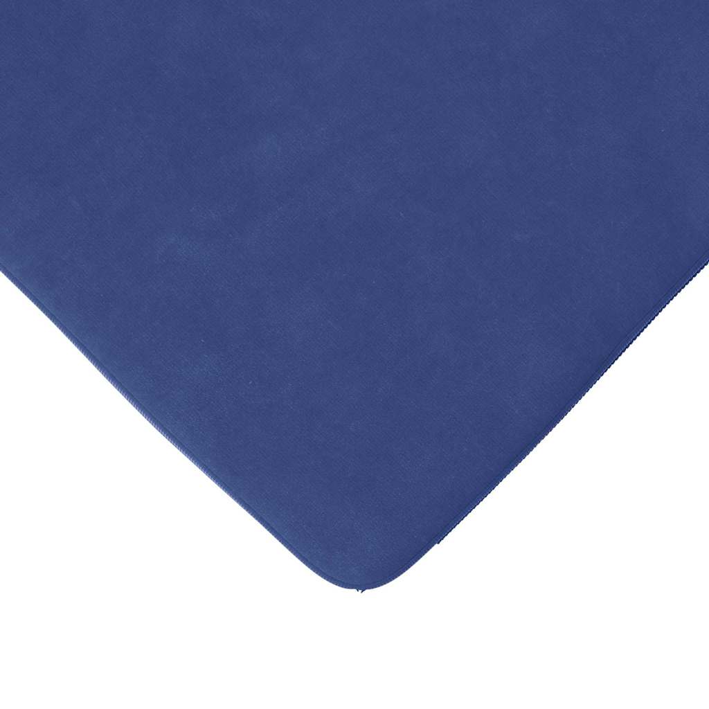 Ülőpárnák 4 pcs Rendőrségi kék 40 x 40 x 3 cm Bársony