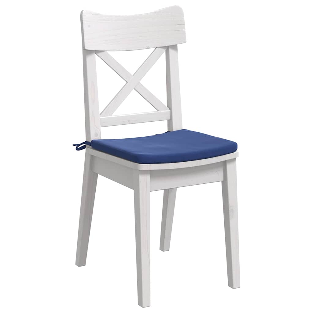 Ülőpárnák 4 pcs Rendőrségi kék 40 x 40 x 3 cm Bársony