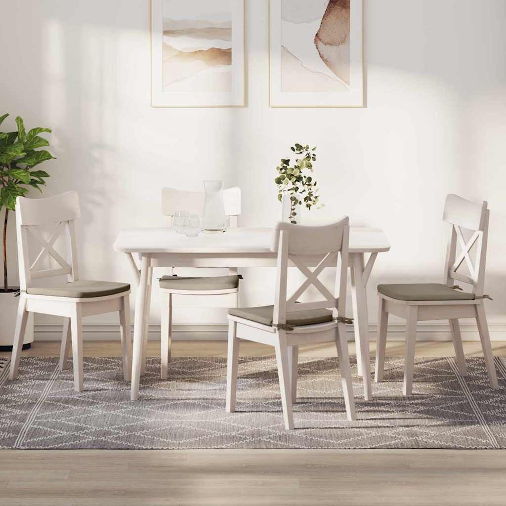 Ülőpárnák 4 pcs Tópszínű 40 x 40 x 3 cm Mikroszálas Szövet