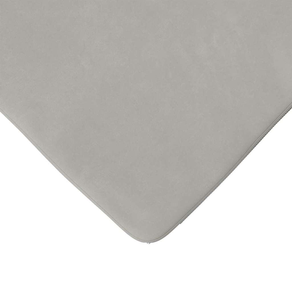 Ülőpárnák 4 pcs Világosszürke 40 x 40 x 3 cm Mikroszálas Szövet