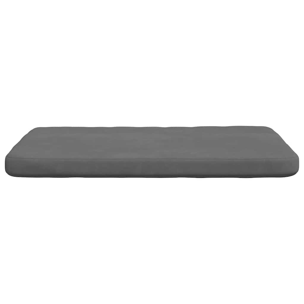 Ülőpárnák 4 pcs Sötétszürke 40 x 40 x 3 cm Mikroszálas Szövet